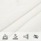 vidaXL Πανί Σκίασης Λευκό 4 x 7 μ. από HDPE 160 γρ/μ²