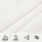 vidaXL Πανί Σκίασης Λευκό 4,5 x 4,5 x 4,5 μ. από HDPE 160 γρ./μ²