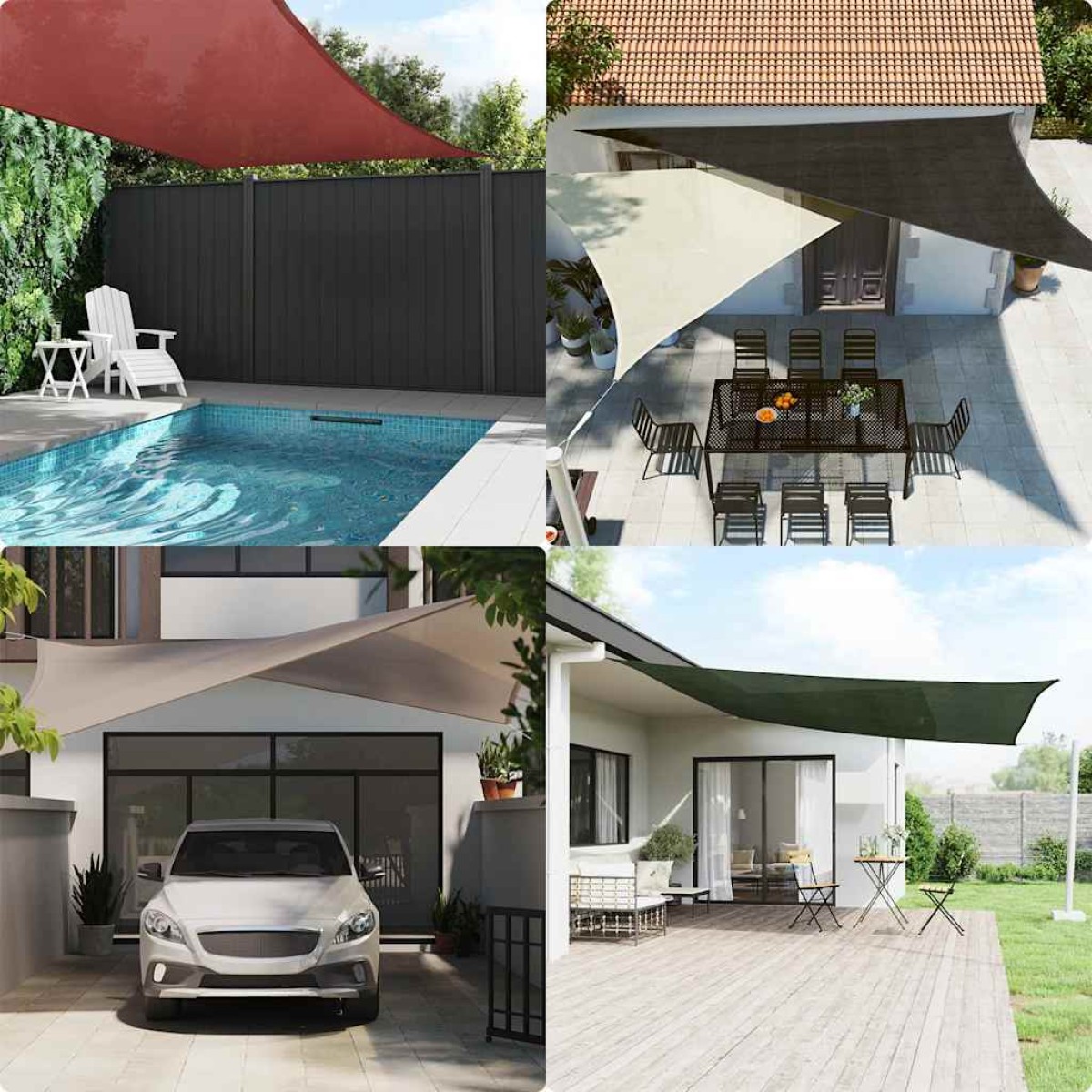 vidaXL Πανί Σκίασης Taupe 3 x 4 μ. από HDPE 160 γρ./μ²