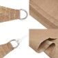 vidaXL Πανί Σκίασης Taupe 2,5 x 2,5 x 3,5 μ. από HDPE 160 γρ/μ²