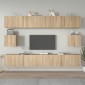 vidaXL Σετ Επίπλων Τηλεόρασης 6 Τεμαχίων Sonoma Δρυς Επεξ. Ξύλο
