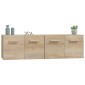 vidaXL Ντουλάπια Τοίχου 2 τεμ. Sonoma Δρυς 60x36,5x35 εκ. Επεξ. Ξύλο