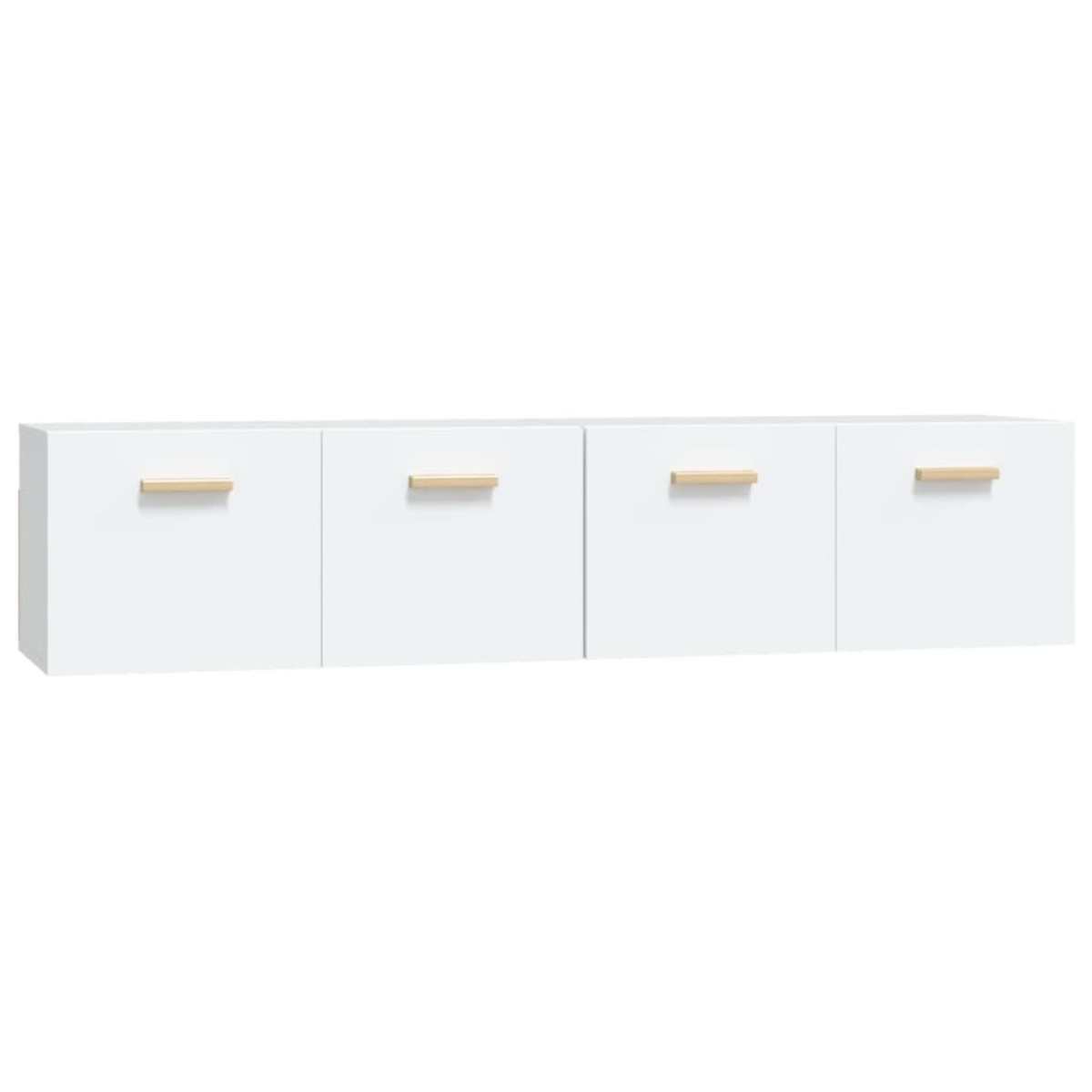 vidaXL Ντουλάπια Τοίχου 2 τεμ. Λευκά 80x35x36,5 εκ. Επεξ. Ξύλο