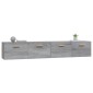 vidaXL Ντουλάπια Τοίχου 2 τεμ. Sonoma 100x36,5x35 εκ. Επεξ. Ξύλο
