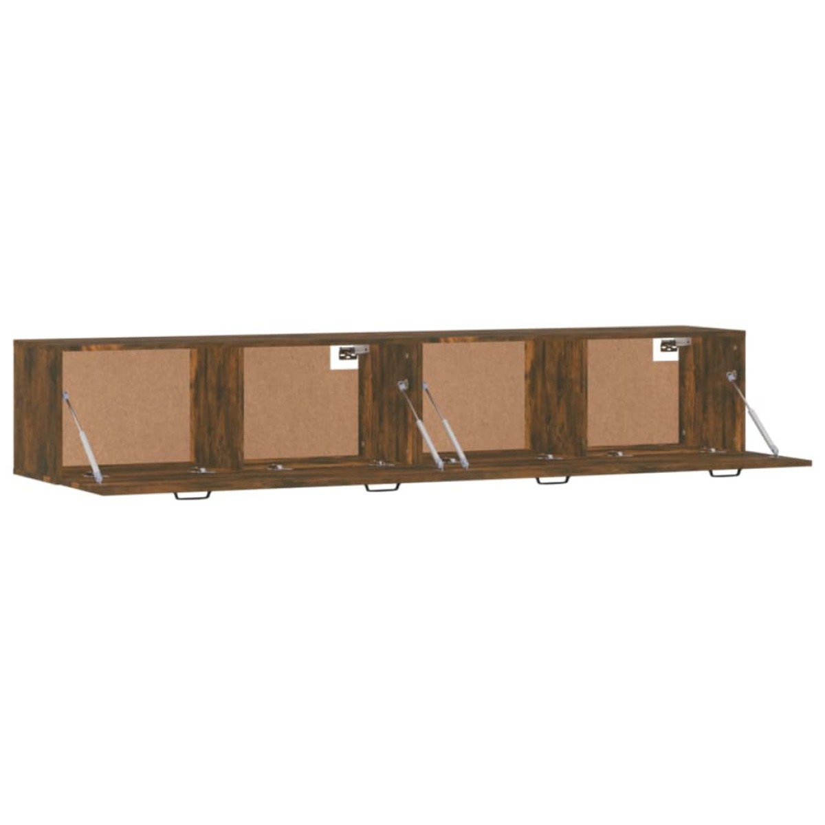 vidaXL Ντουλάπια Τοίχου 2 τεμ. Καπνιστή δρυς 100x36,5x35εκ. Επεξ. Ξύλο