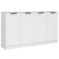 vidaXL Ντουλάπια 2 τεμ. άσπρο 60x30x70 εκ. Επεξεργασμένο Ξύλο