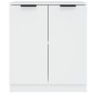 vidaXL Ντουλάπια 2 τεμ. άσπρο 60x30x70 εκ. Επεξεργασμένο Ξύλο
