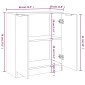 vidaXL Ντουλάπια 2 τεμ. Sonoma Δρυς 60x30x70 εκ. Επεξεργασμένο Ξύλο