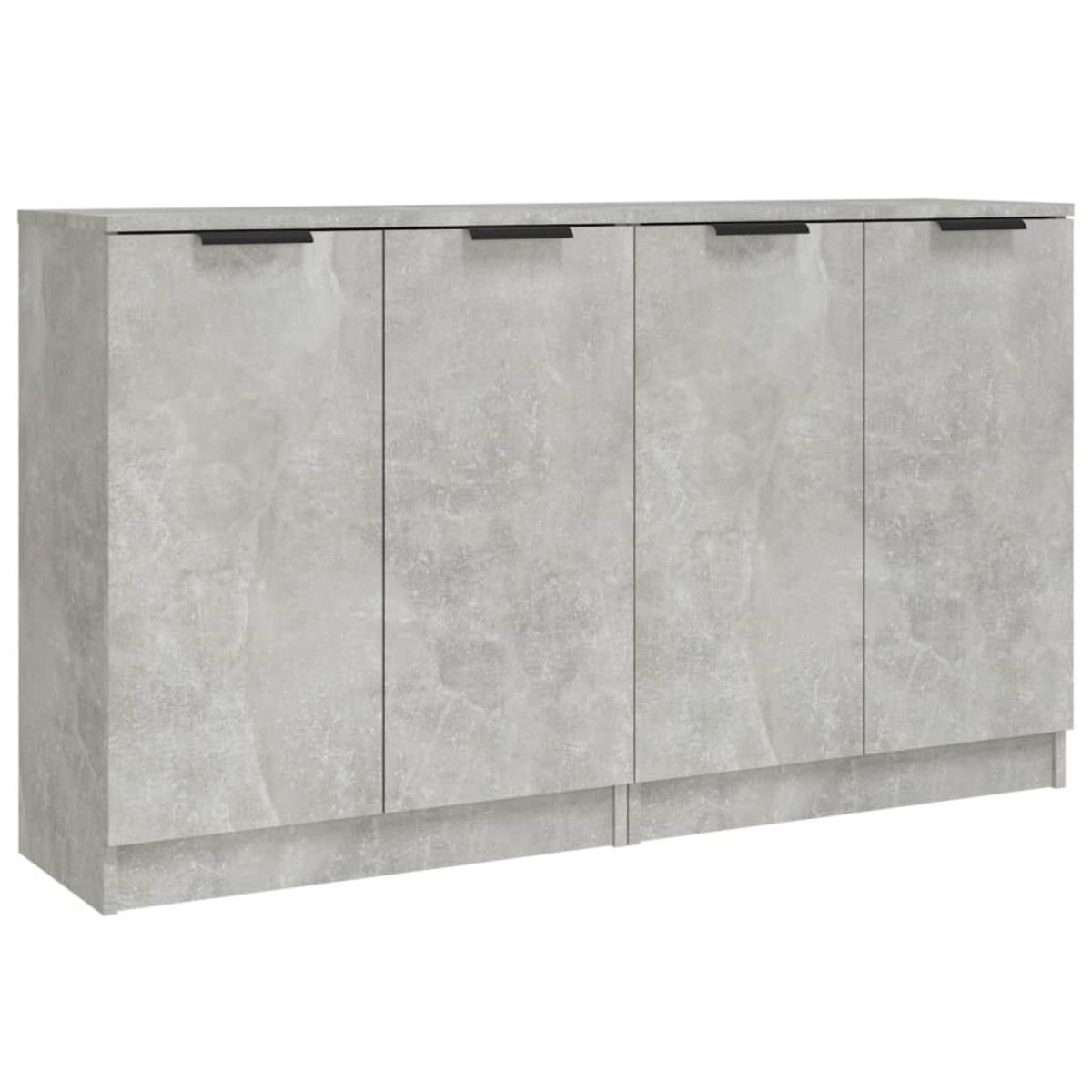 vidaXL Ντουλάπια 2 τεμ. Γκρι Σκυροδέματος 60x30x70 εκ. Επεξεργ. Ξύλο