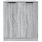 vidaXL Ντουλάπι 2 τεμ. Γκρι Sonoma 60x30x70 εκ. από Επεξεργασμένο Ξύλο