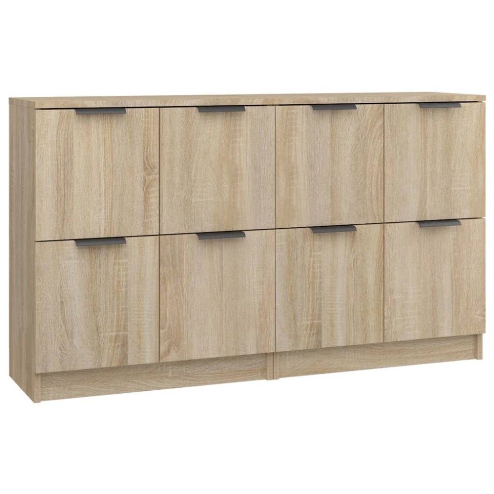 vidaXL Ντουλάπια 2 τεμ. Sonoma Δρυς 60x30x70 εκ. Επεξεργασμένο Ξύλο