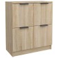 vidaXL Ντουλάπια 2 τεμ. Sonoma Δρυς 60x30x70 εκ. Επεξεργασμένο Ξύλο