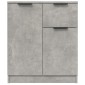 vidaXL Ντουλάπια 2 τεμ. Γκρι Σκυροδέματος 60x30x70 εκ. Επεξεργ. Ξύλο