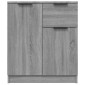 vidaXL Ντουλάπι 2 τεμ. Γκρι Sonoma 60x30x70 εκ. από Επεξεργασμένο Ξύλο