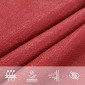 vidaXL Πανί Σκίασης Κόκκινο 2,5 x 2,5 μ. από HDPE 160 γρ./μ²