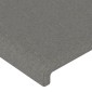 vidaXL Κεφαλάρια Κρεβατιού 4 τεμ. Σκ. Γκρι 72x5x78/88 εκ. Υφασμάτινα