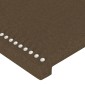 vidaXL Κεφαλάρια Κρεβατιού 4 τεμ. Σκ. Καφέ 72x5x78/88 εκ. Υφασμάτινα