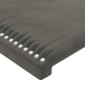 vidaXL Κεφαλάρια Κρεβατιού 2 τεμ. Σκ. Γκρι 80 x 5 x 78/88εκ. Βελούδινο