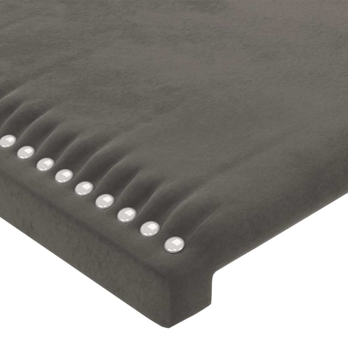 vidaXL Κεφαλάρια Κρεβατιού 4 τεμ. Σκ. Γκρι 72x5x78/88 εκ. Βελούδινα