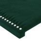 vidaXL Κεφαλάρια Κρεβατιού 4 τεμ. Σκ.Πράσινο 90x5x78/88 εκ. Βελούδινο