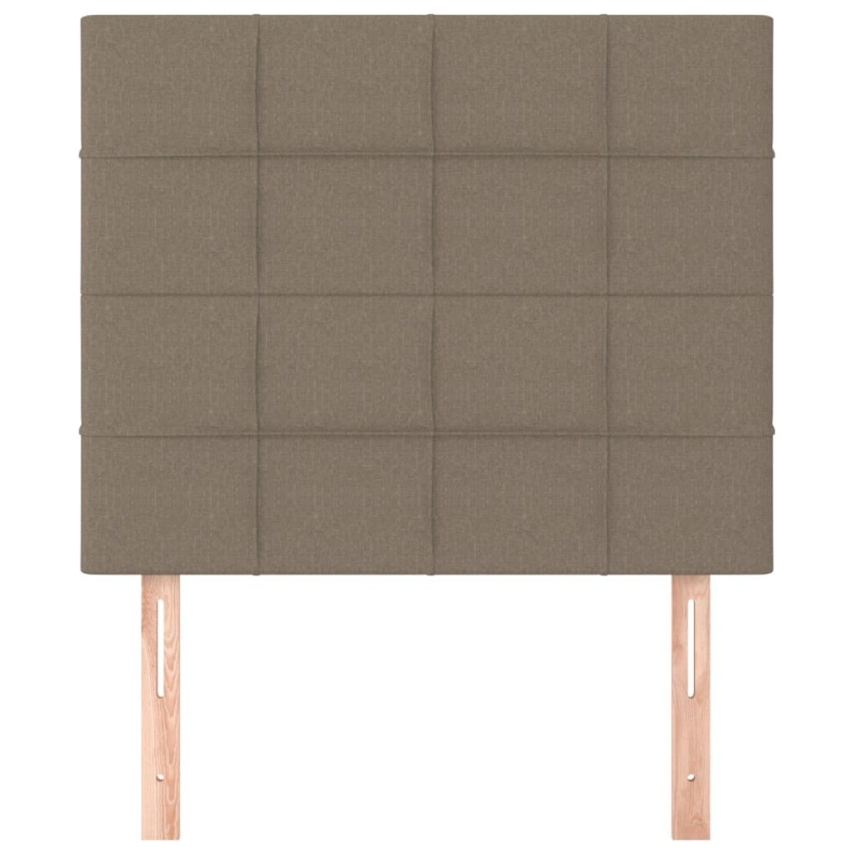 vidaXL Κεφαλάρια Κρεβατιού 2 τεμ. Taupe 90x5x78/88 εκ. Υφασμάτινο
