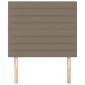 vidaXL Κεφαλάρια Κρεβατιού 2 τεμ. Taupe 90x5x78/88 εκ. Υφασμάτινο