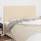 vidaXL Κεφαλάρια Κρεβατιού 4 τεμ. Κρεμ 100x5x78/88 εκ. Υφασμάτινο