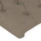 vidaXL Κεφαλάρια Κρεβατιού 2 τεμ. Taupe 100x7x78/88 εκ. Υφασμάτινο