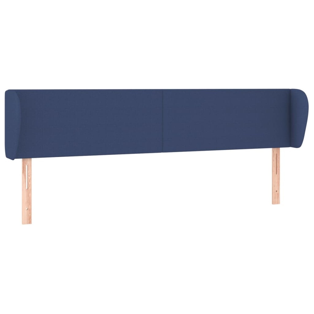 vidaXL Κεφαλάρι με Πτερύγια Μπλε 183x23x78/88 εκ. Υφασμάτινο