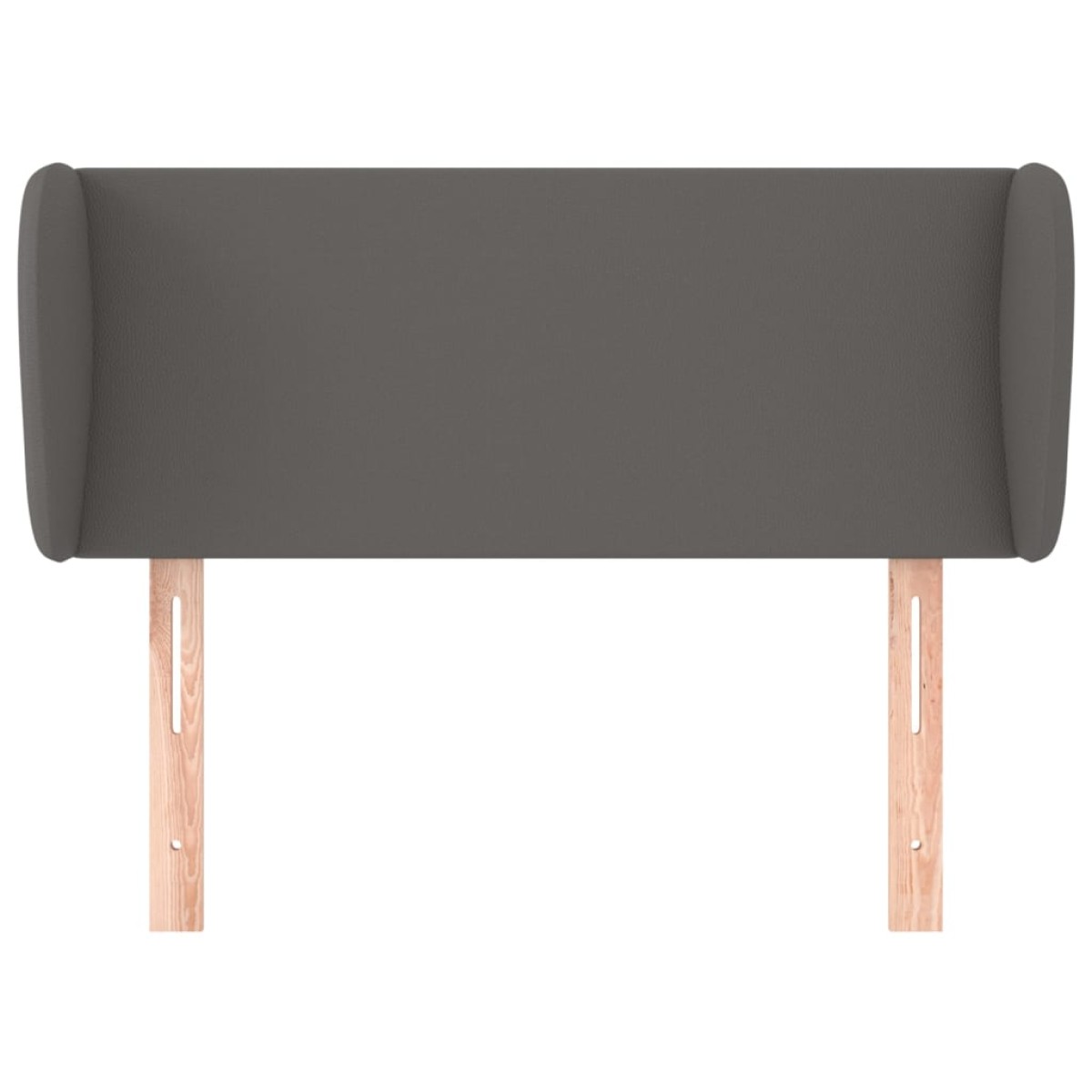 vidaXL Κεφαλάρι με Πτερύγια Γκρι 83x23x78/88 εκ. Συνθετικό Δέρμα