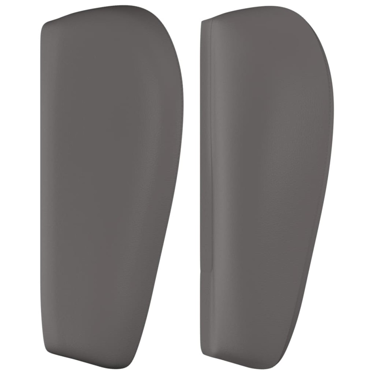 vidaXL Κεφαλάρι με Πτερύγια Γκρι 83x23x78/88 εκ. Συνθετικό Δέρμα