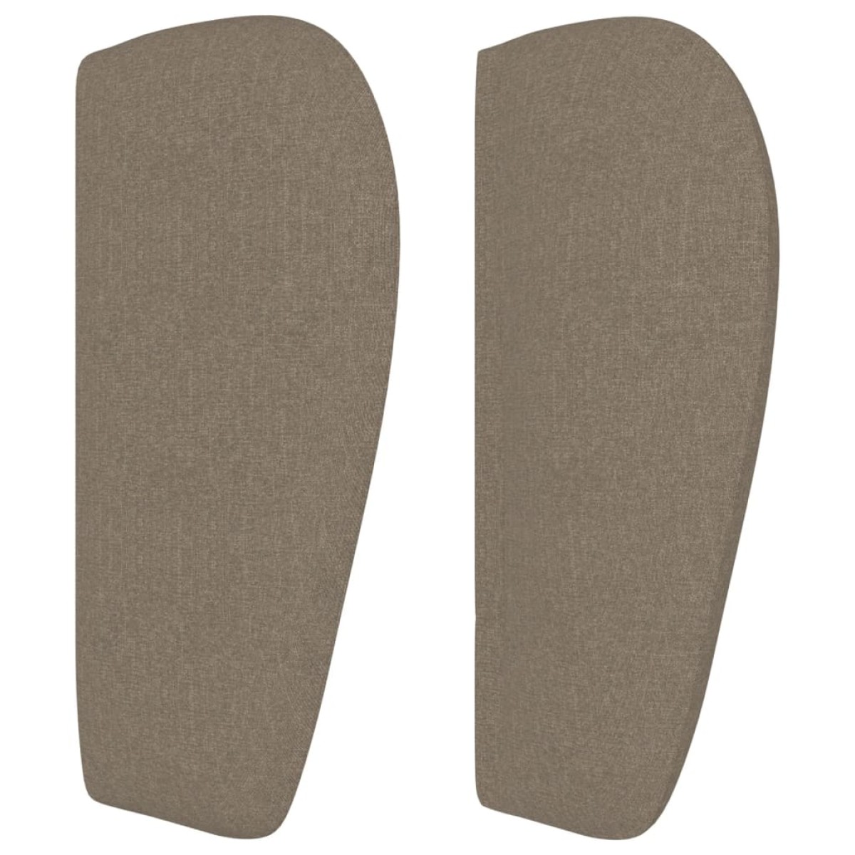 vidaXL Κεφαλάρι με Πτερύγια Taupe 183x23x78/88 εκ. Υφασμάτινο