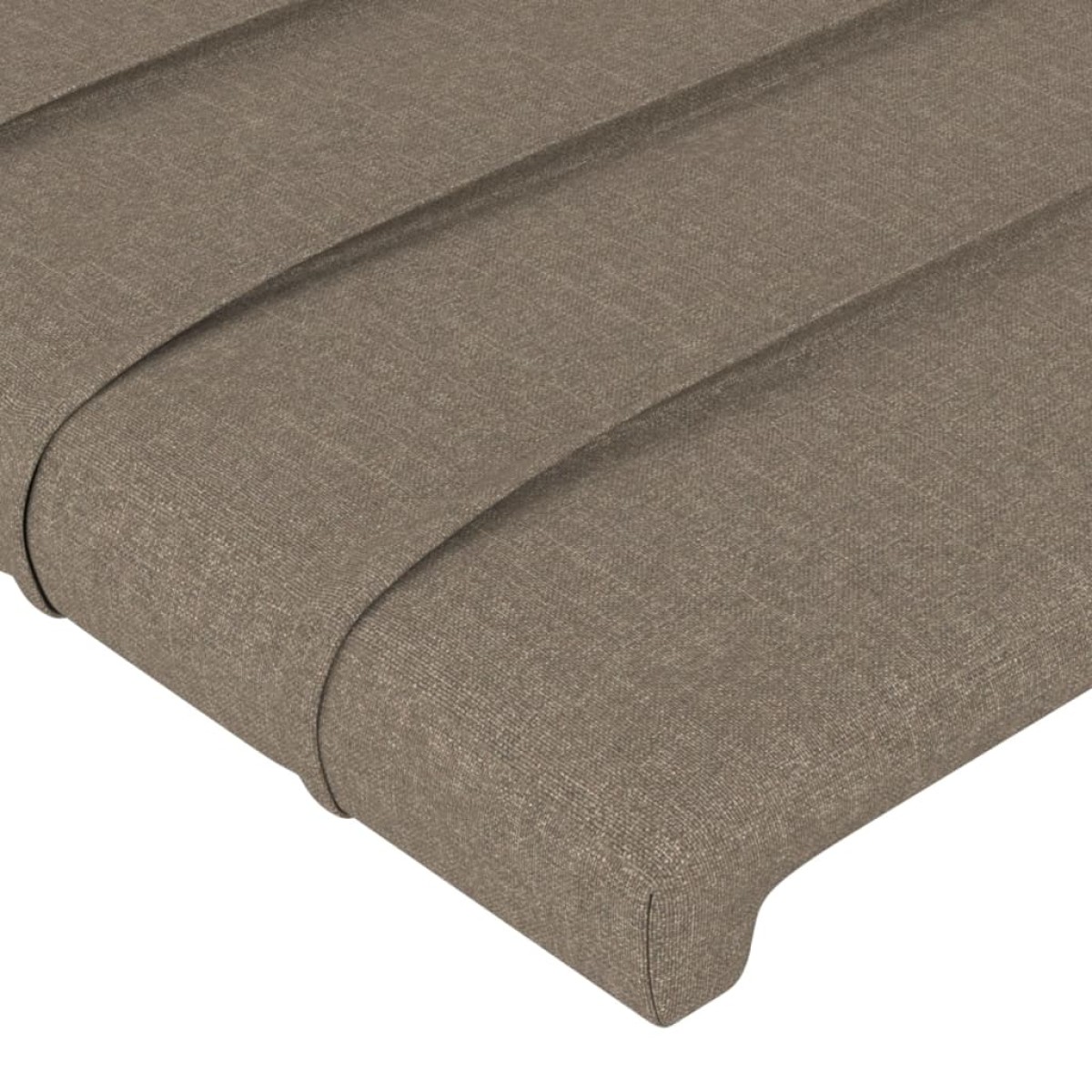 vidaXL Κεφαλάρι με Πτερύγια Taupe 183x23x78/88 εκ. Υφασμάτινο