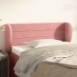 vidaXL Κεφαλάρι με Πτερύγια Ροζ 83x23x78/88 εκ. Βελούδινο