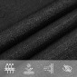 vidaXL Πανί Σκίασης Μαύρο 5 x 6 μ. από HDPE 160 γρ./μ²
