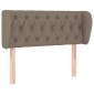 vidaXL Κεφαλάρι με Πτερύγια Taupe 93x23x78/88 εκ. Υφασμάτινο