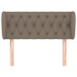 vidaXL Κεφαλάρι με Πτερύγια Taupe 93x23x78/88 εκ. Υφασμάτινο
