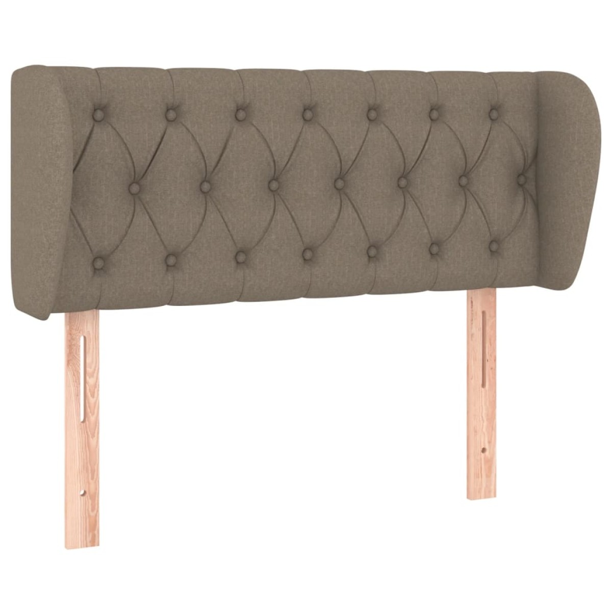 vidaXL Κεφαλάρι με Πτερύγια Taupe 103x23x78/88 εκ. Υφασμάτινο