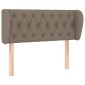 vidaXL Κεφαλάρι με Πτερύγια Taupe 103x23x78/88 εκ. Υφασμάτινο