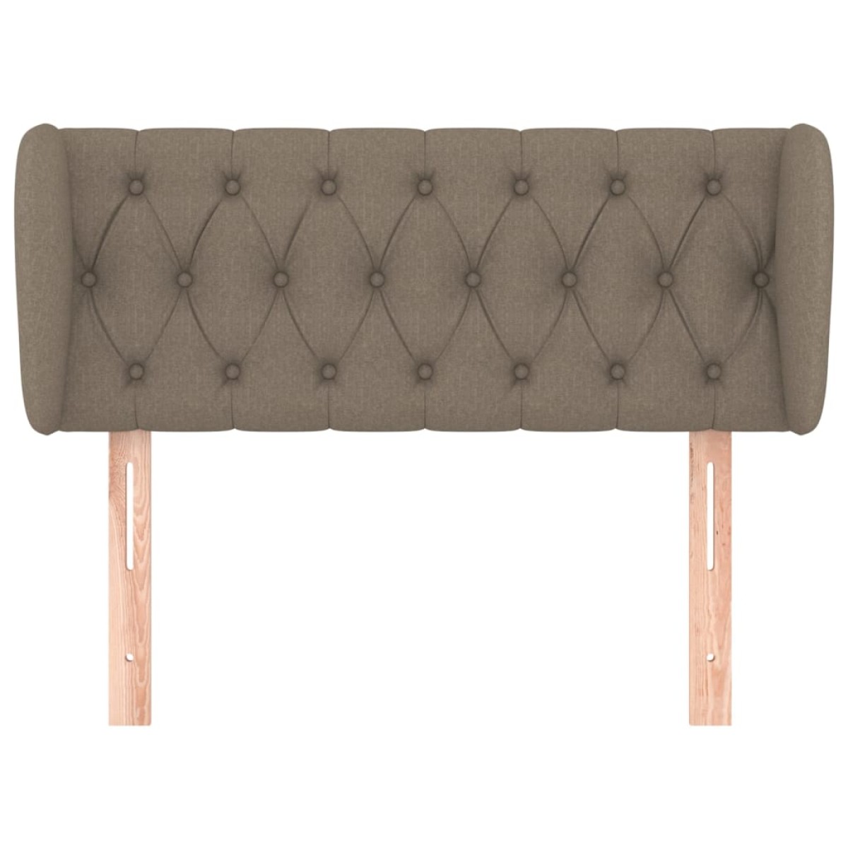 vidaXL Κεφαλάρι με Πτερύγια Taupe 103x23x78/88 εκ. Υφασμάτινο