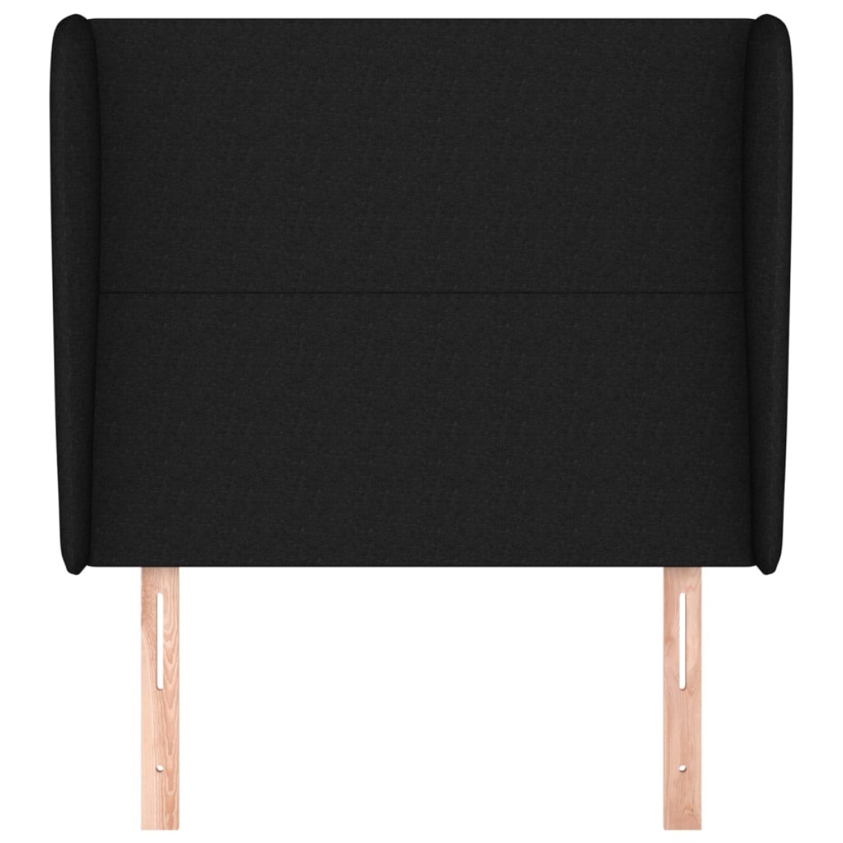 vidaXL Κεφαλάρι με Πτερύγια Μαύρο 103x23x118/128 εκ. Υφασμάτινο
