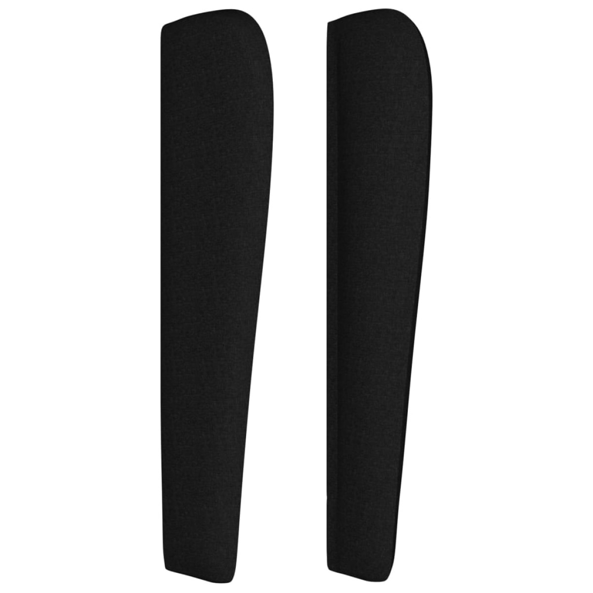 vidaXL Κεφαλάρι με Πτερύγια Μαύρο 103x23x118/128 εκ. Υφασμάτινο