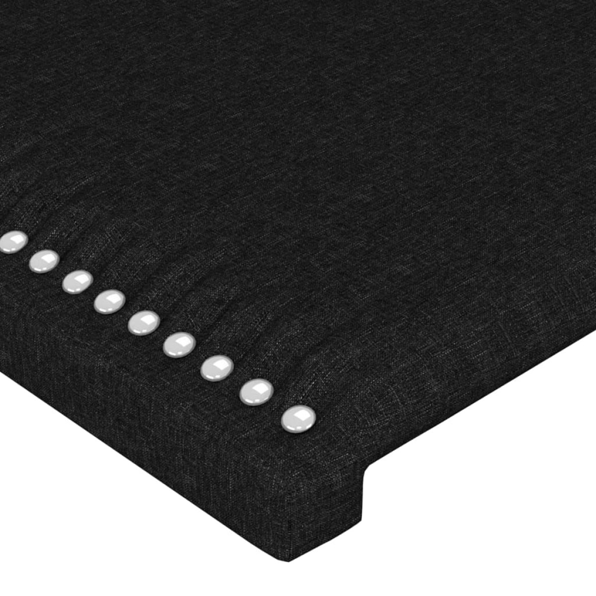 vidaXL Κεφαλάρι με Πτερύγια Μαύρο 163x23x118/128 εκ. Υφασμάτινο