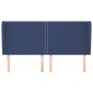 vidaXL Κεφαλάρι με Πτερύγια Μπλε 203x23x118/128 εκ. Υφασμάτινο