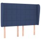 vidaXL Κεφαλάρι με Πτερύγια Μπλε 147x23x118/128 εκ. Υφασμάτινο