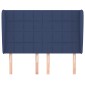 vidaXL Κεφαλάρι με Πτερύγια Μπλε 147x23x118/128 εκ. Υφασμάτινο