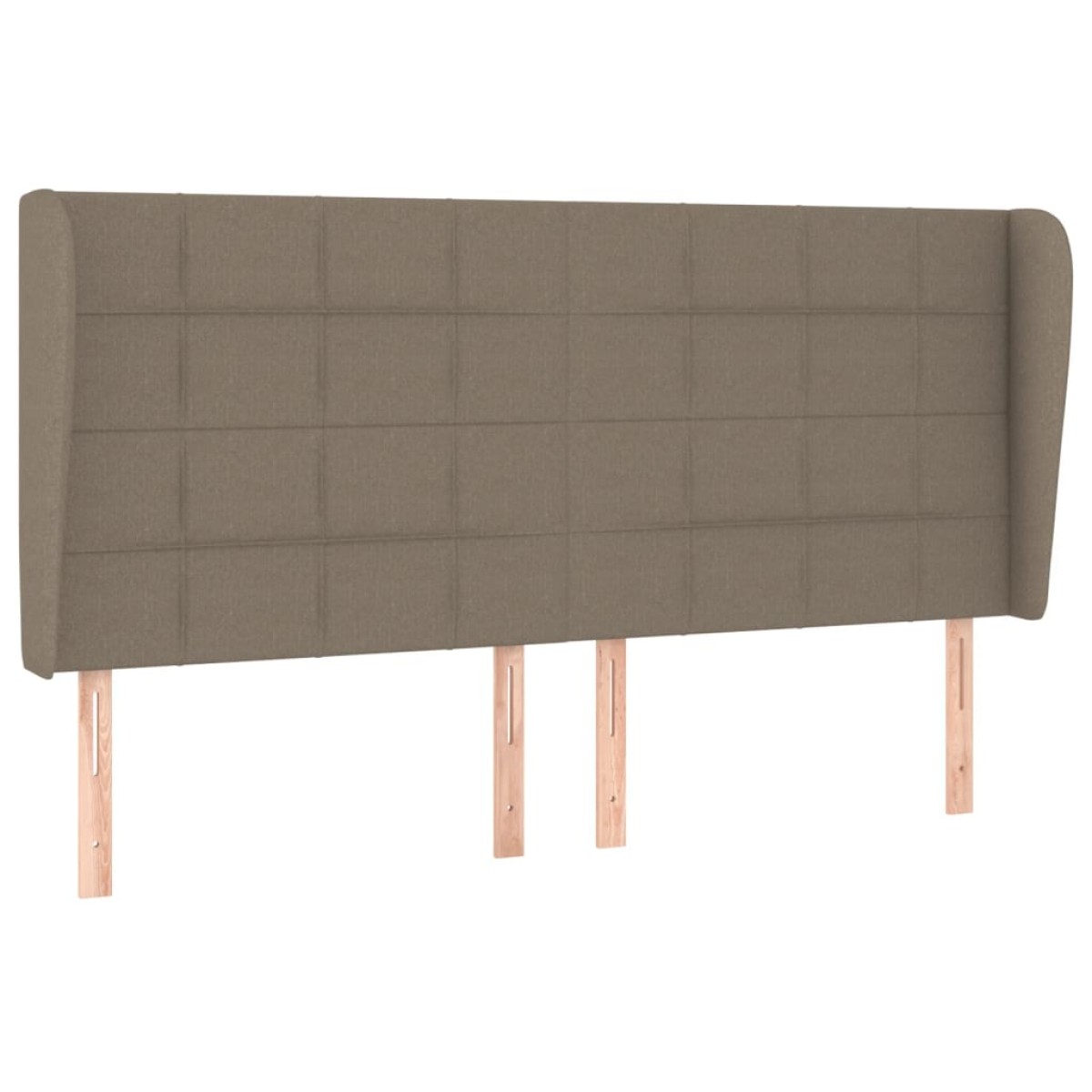 vidaXL Κεφαλάρι με Πτερύγια Taupe 203x23x118/128 εκ. Υφασμάτινο