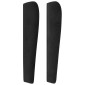 vidaXL Κεφαλάρι με Πτερύγια Μαύρο 93 x 23 x 118/128 εκ. Βελούδινο