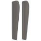 vidaXL Κεφαλάρι με Πτερύγια Γκρι 83x23x118/128 εκ. Συνθετικό Δέρμα