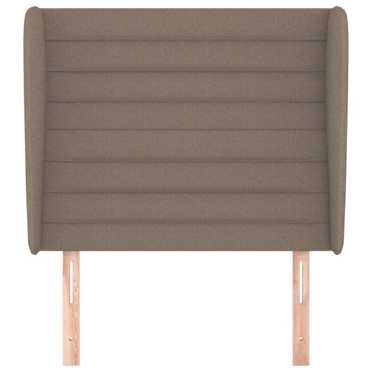 vidaXL Κεφαλάρι με Πτερύγια Taupe 83x23x118/128 εκ. Υφασμάτινο